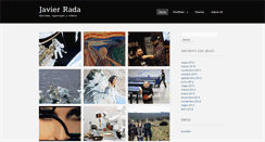 Desktop Screenshot of javierrada.com